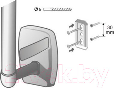 Изображение товара Держатель для туалетной бумаги Bisk 79704