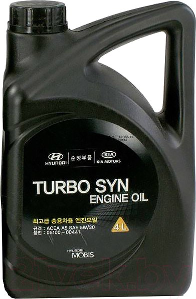 Изображение товара Моторное масло Hyundai/KIA Mega Turbo Syn Gasoline 0W30 / 0510000471 (4л)