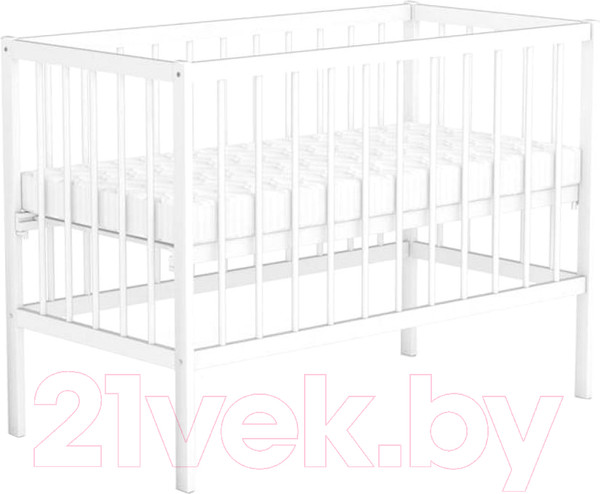 Изображение товара Детская кроватка Фея 101 (белый)
