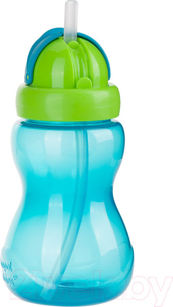 Изображение товара Поильник Canpol Со складывающейся трубочкой 12+ / 56/109 (270мл, голубой)