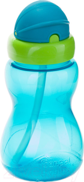 Изображение товара Поильник Canpol Со складывающейся трубочкой 12+ / 56/109 (270мл, голубой)