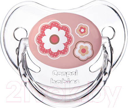 Изображение товара Пустышка Canpol Newborn Baby силиконовая анатомическая 0-6мес / 22/565 (розовый)