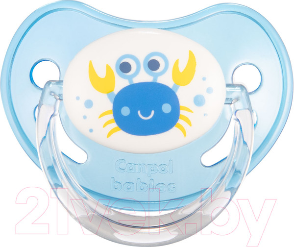 Изображение товара Пустышка Canpol Природа силиконовая анатомическая 18мес / 22/508 (синий)