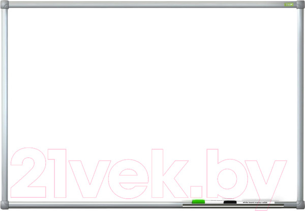 Изображение товара Магнитно-маркерная доска Yesli Standart YBW-S120 (100x200, белый)