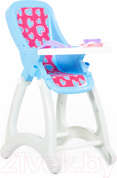Изображение товара Аксессуар для куклы Полесье Стульчик Беби №2 / 48011 (голубой)
