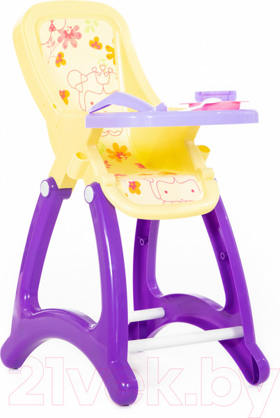 Изображение товара Аксессуар для куклы Полесье Стульчик Беби №2 / 48011 (желтый)
