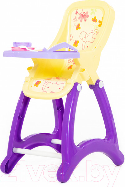 Изображение товара Аксессуар для куклы Полесье Стульчик Беби №2 / 48011 (желтый)