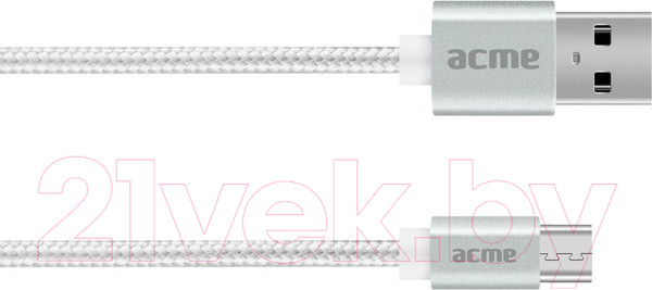 Изображение товара Кабель Acme CB2011S (1м, серебристый)