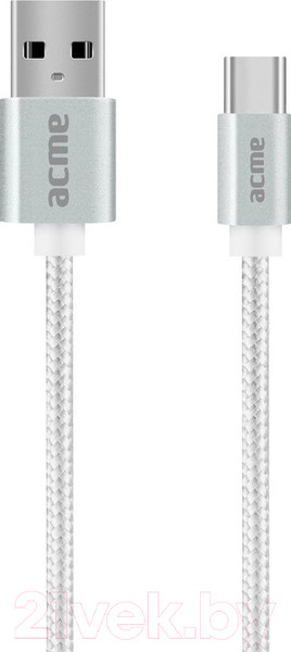 Изображение товара Кабель Acme CB2041S (1м, серебристый)