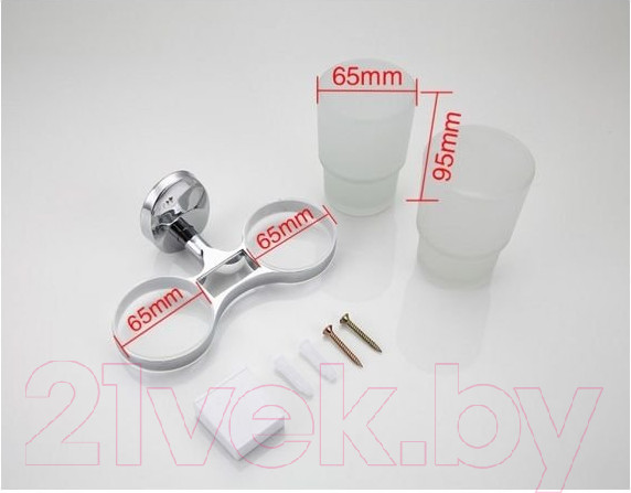 Изображение товара Набор стаканов для зубной щетки и пасты Ledeme L3308