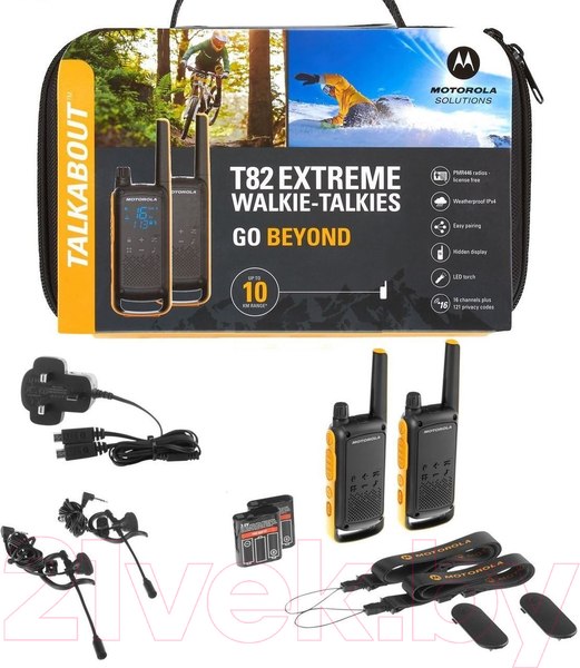 Изображение товара Комплект раций Motorola T82 Extreme