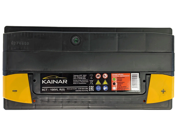 Изображение товара Автомобильный аккумулятор Kainar R+ / 100 10 14 02 0121 08 11 0 L (100 А/ч)