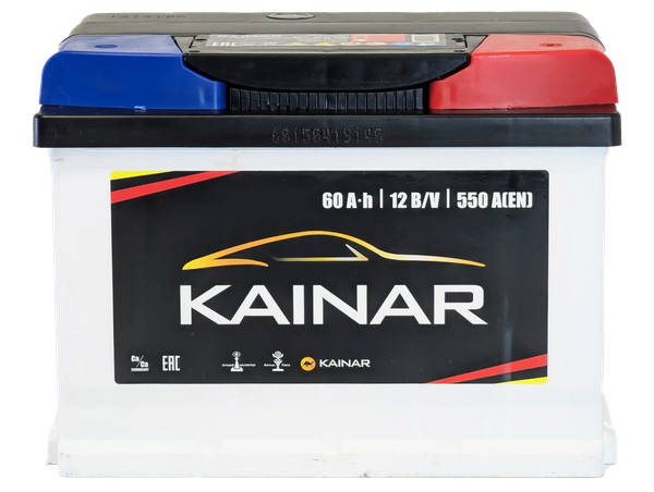 Изображение товара Автомобильный аккумулятор Kainar R+ низкий / 060 15 29 02 0141 05 06 0 L (60 А/ч)