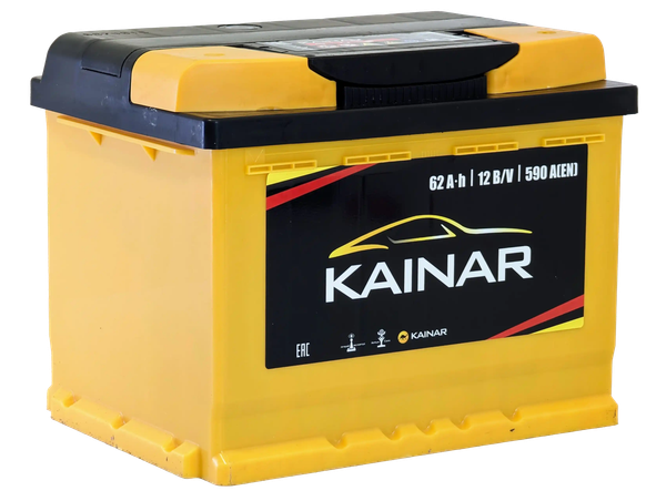 Изображение товара Автомобильный аккумулятор Kainar R+ / 062 13 29 02 0121 10 11 0 L (62 A/ч)