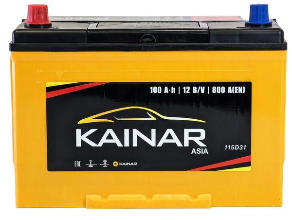Изображение товара Автомобильный аккумулятор Kainar Asia 100 JL+ / 090 18 36 02 0031 10 11 0 R