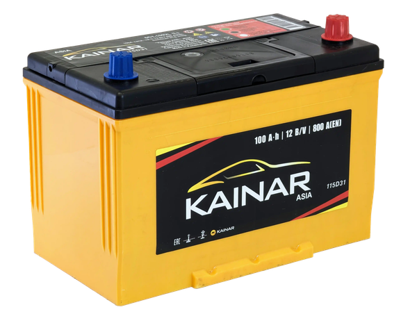 Изображение товара Автомобильный аккумулятор Kainar Asia 100 JR+ / 090 18 36 02 0031 10 11 0 L