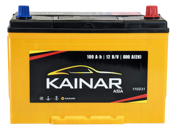 Изображение товара Автомобильный аккумулятор Kainar Asia 100 JR+ / 090 18 36 02 0031 10 11 0 L