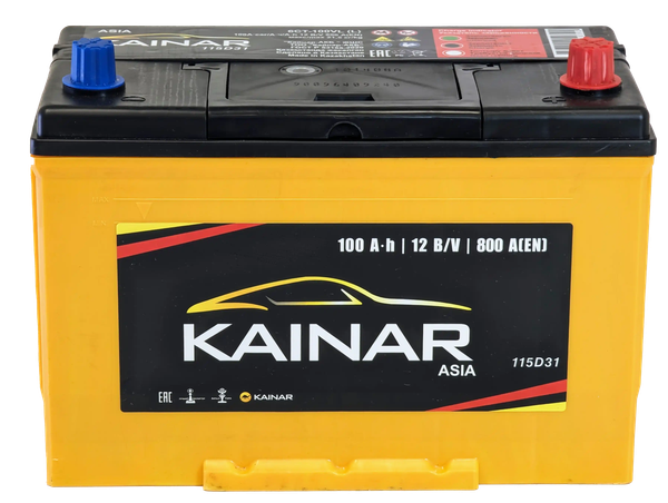 Изображение товара Автомобильный аккумулятор Kainar Asia 100 JR+ / 090 18 36 02 0031 10 11 0 L