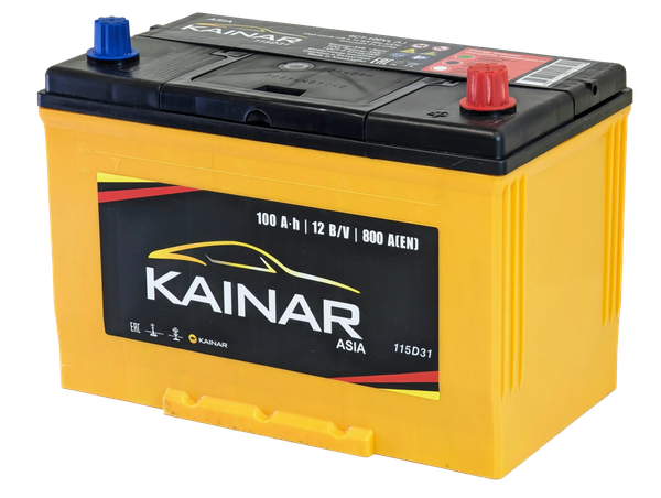 Изображение товара Автомобильный аккумулятор Kainar Asia 100 JR+ / 090 18 36 02 0031 10 11 0 L