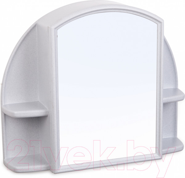 Изображение товара Шкаф с зеркалом для ванной Berossi Орион АС 11804000 (белый мрамор)