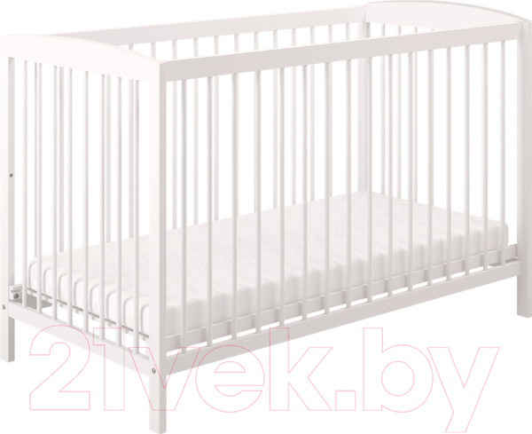 Изображение товара Детская кроватка Polini Kids Simple 101 (белый)