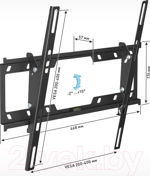 Изображение товара Кронштейн для телевизора Holder LCD-T4624-B