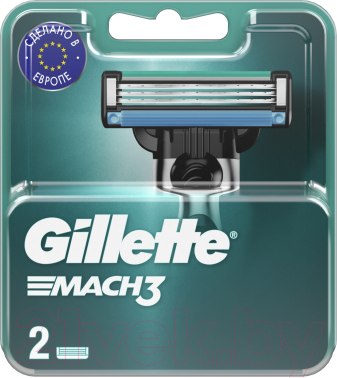 Изображение товара Набор сменных кассет Gillette Mach3 (2шт)