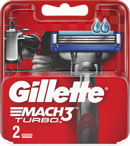 Изображение товара Набор сменных кассет Gillette Mach3 Turbo (2шт)