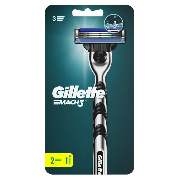 Изображение товара Бритвенный станок Gillette Mach3 (+ 2 кассеты)