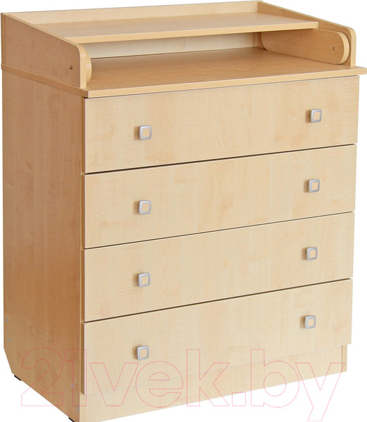 Изображение товара Комод пеленальный Polini Kids Simple 1580 (натуральный)