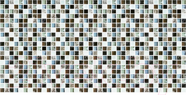 Изображение товара Панель ПВХ Grace Мозаика Исландия (955x480x3.5мм)