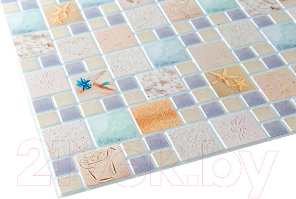 Изображение товара Панель ПВХ Grace Мозаика Лагуна песчаная (955x480x3.5мм)
