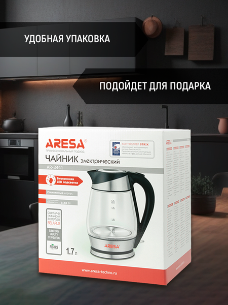 Изображение товара Электрочайник Aresa AR-3441