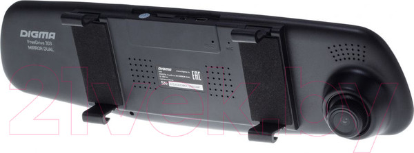 Изображение товара Видеорегистратор-зеркало Digma FreeDrive 303
