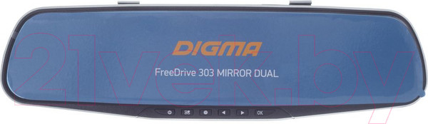 Изображение товара Видеорегистратор-зеркало Digma FreeDrive 303