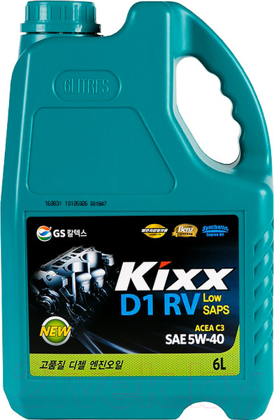 Изображение товара Моторное масло Kixx D1 RV 5W40 / L2013360K1 (6л)