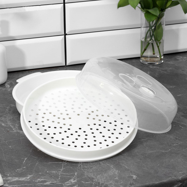 Изображение товара Пароварка для СВЧ Berossi Express ИК 05633000 (слоновая кость)