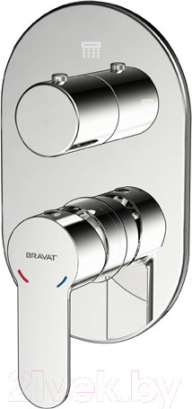 Изображение товара Внешняя часть смесителя скрытого монтажа Bravat New Moon P69191C-2