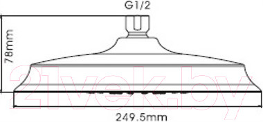 Изображение товара Лейка верхнего душа Ledeme M29