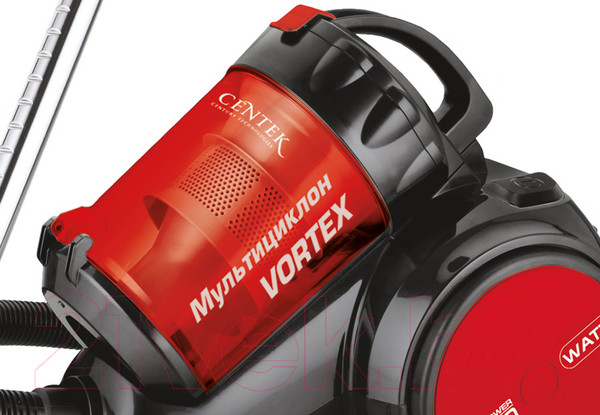 Изображение товара Пылесос Centek CT-2524 (черный/красный)