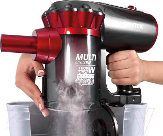 Изображение товара Вертикальный пылесос Centek CT-2561 (красный/черный)