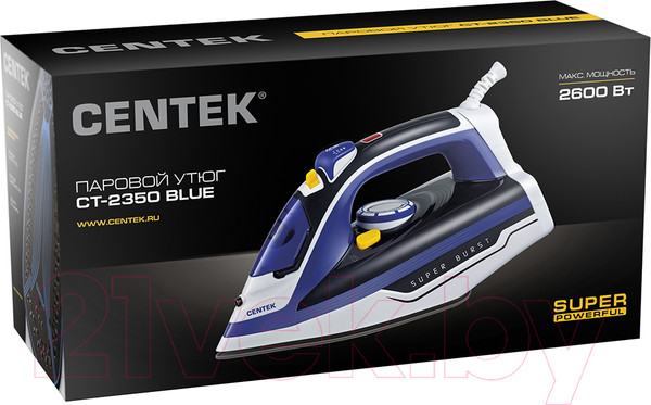Изображение товара Утюг Centek CT-2350 (синий)