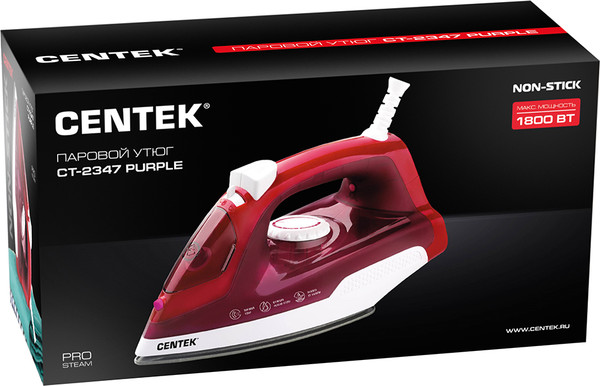 Изображение товара Утюг Centek CT-2347 (пурпурный)
