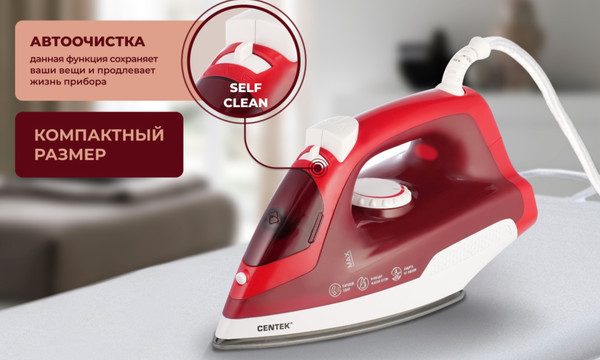 Изображение товара Утюг Centek CT-2347 (пурпурный)