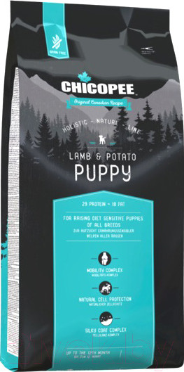 Изображение товара Сухой корм для собак Chicopee HNL Puppy Lamb & Potato (12кг)