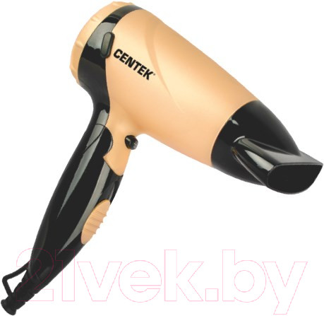 Изображение товара Компактный фен Centek CT-2209 BLG (черный/золото)