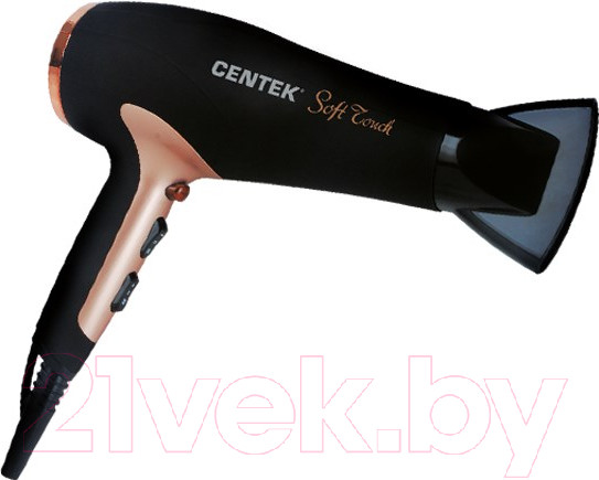 Фен Centek CT-2241 (розовое золото/черный)