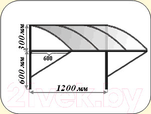 Изображение товара Козырек Dudo КС-8