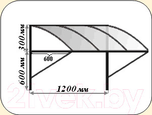 Изображение товара Козырек Dudo КС-21