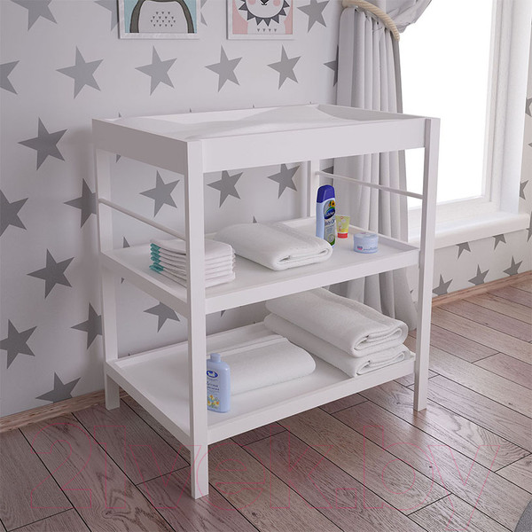Изображение товара Столик пеленальный Polini Kids Simple 1080 (белый)